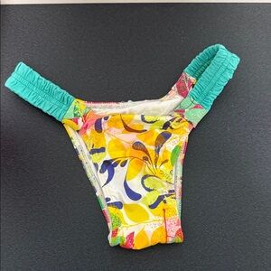 Colorful Floral Bikini Bottom
